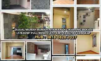 Dijual Murah Rumah Nyaman di Cikarang Bekasi. Lt/b 82m Full Renov Kt2