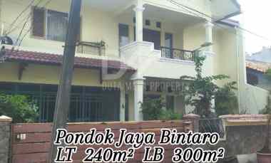 Dijual Rumah Luas di Pondok Jaya Bintaro