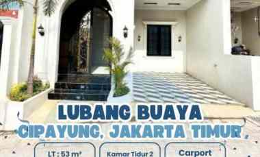 dijual rumah lubang buaya