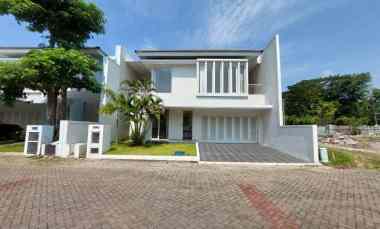 Rumah Luxury Gress Full Furnish Manyar Garden Row 4 mobil Lebar