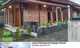 5 menit ke SMAN 1 Godean Yogyakarta, Rumah Etnik Siap Huni Tipe 60