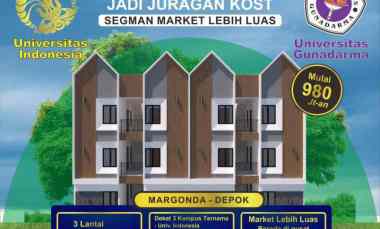 Rukost Murrah Premium Strategis Dikawasan Margonda Depok