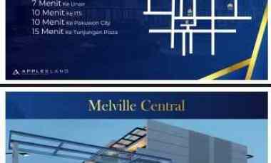 dijual rumah mellville central manyar