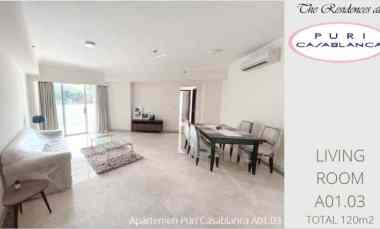 Sewa Apartemen Puri Casablanca, Menteng dalam, Tebet, Jakarta Selatan