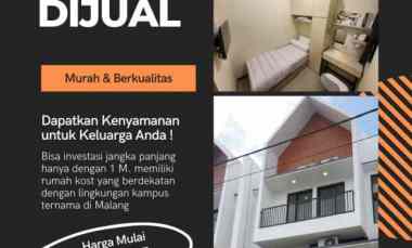 Kost 8 Kamar Harga 1M di Malang dekat Universitas Brawijaya