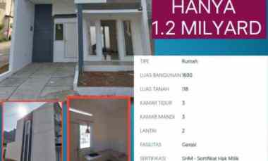 dijual rumah minimalis mewah siap huni