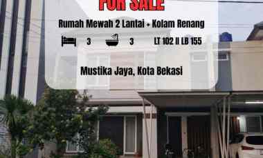 dijual rumah mustika jaya