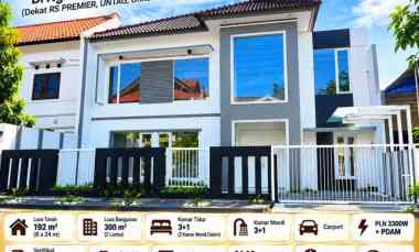dijual rumah nginden intan