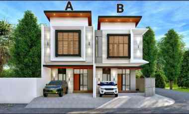 Rumah Baru Gress Row Boulevard 20 meter Nirwana Eksekutif Surabaya Timur