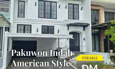 Dijual Rumah Baru Pakuwon Indah Surabaya Barat American Style