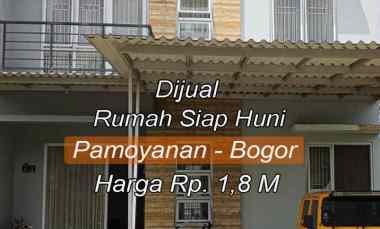 dijual rumah pamoyanan townhouse bogor