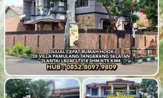Dijual Cepat Rumah Hook 2 lantai di Villa Pamulang Tangerang Selatan