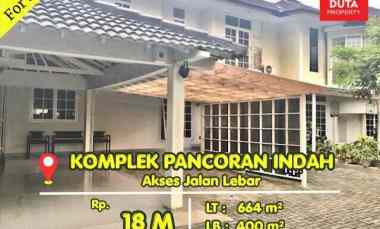 dijual rumah pancoran indah