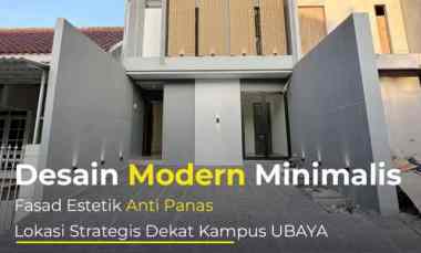 Dijual Rumah Panjang Jiwo Permai Surabaya Timur SHM Bonus Smart Home