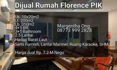 dijual rumah pantai indah kapuk