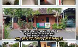 Dijual Rumah Strategis di Pedurungan Semarang. Lt155 Lb80 Kt3 Km2 Shm