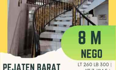 Rumah Jakarta Selatan Jaksel Pejaten Barat Cakep 2 Lantai Siap Huni