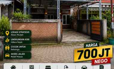 Rumah Minimalis Siap Huni Lingkungan Asri di Pendowoharjo Bantul