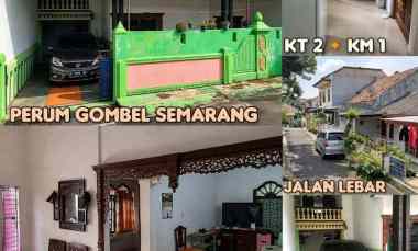 dijual rumah perum gombel permai