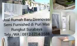 Rumah Dijual Purimas Surabaya Semi Furnished Baru Renovasi
