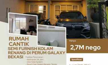dijual rumah perumahan galaxy bekasi