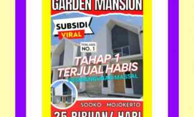 dijual rumah perumahan garden mansion