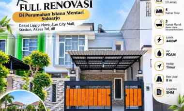 dijual rumah perumahan istana mentari