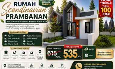 Ceiling Tinggi, Desain Elegan, Harga Promo Turun 100 juta