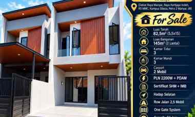 dijual rumah perumahan manyar tirtoasri