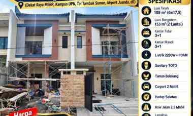 dijual rumah perumahan nirwana