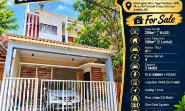 dijual rumah perumahan rungkut asri