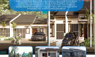 dijual rumah perumahan samudera