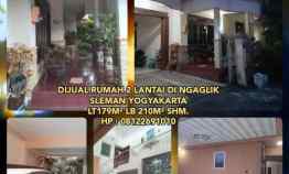 Rumah 2 Lantai di Ngaglik Sleman Yogyakarta Lt179m Lb 210m Shm