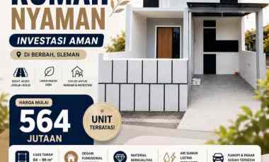 dijual rumah perumahan virendra berbah