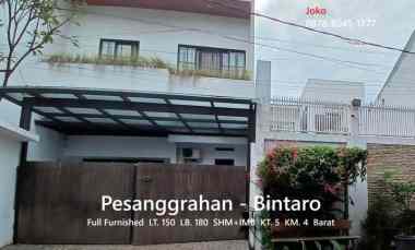 dijual rumah pesanggrahan