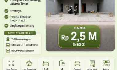 dijual rumah pisangan
