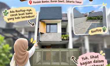 dijual rumah pondok bambu