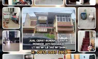 dijual rumah pondok jati sidoarjo