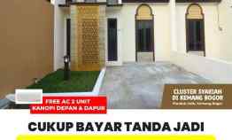 Rumah Dijual Konsep Timur Tengah Asri dan Strategis di Kemang Bogor