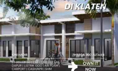 dijual rumah prambanan klaten jawa tengah