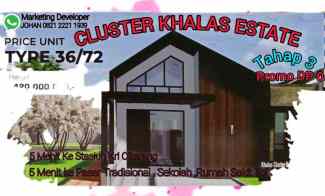 Khalas Cluster Estate Terdekat ke Krl Cikarang dan ke Kawasan Jababeka