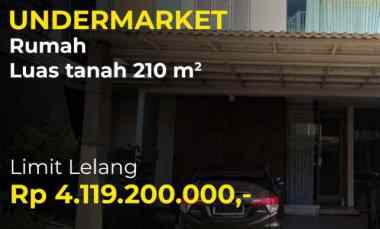 Dijual Aset Lelang Rumah Queenstown Citraland Surabaya 2 Lantai SHM