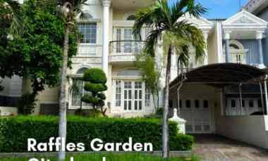 dijual rumah raffles garden citraland