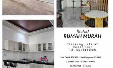 dijual rumah raya cibarusah