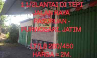 dijual rumah raya purwosari pasuruan