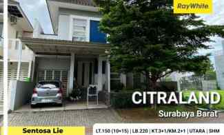 Dijual Rumah Royal Park Citraland Surabaya LUAS Murah dekat Gwalk