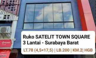 Dijual Ruko Satelit Town Square - Raya Sukomanunggal Surabaya Barat