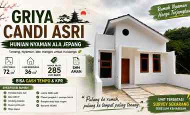dijual rumah rumah griya candi asri