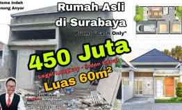Rumah Murah Surabaya Timur, 400 juta an, Wisma Indah Gunung Anyar, Rum
