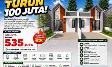 Kesempatan Langka Rumah Estetik dengan Harga Super Hemat